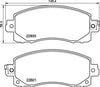 Mintex Brake Pads Full Set Of 4 Front MDB4056MX thumbnail