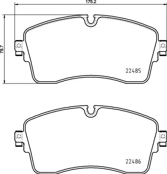Mintex Brake Pads Full Set Of 4 Front MDB4068 - image 3