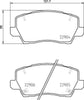 Mintex Brake Pads Full Set Of 4 Front MDB4079MX thumbnail