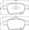Mintex Brake Pads Full Set Of 4 Front MDB4201 thumbnail
