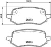 Mintex Brake Pads Set Brake Pads Full Set Of 4 Rear MDB4286MX thumbnail