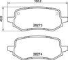 Mintex Brake Pads Set Brake Pads Full Set Of 4 Rear MDB4286MX thumbnail