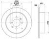 Mintex Brake Discs Rear Solid Set Of 2 MDC1063 290mm thumbnail