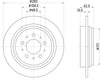 Mintex Brake Discs Rear Solid Set Of 2 MDC1352 283mm thumbnail