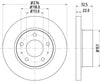 Mintex Brake Discs Front Solid Set Of 2 MDC1438 276mm thumbnail