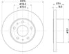 Mintex Brake Discs Rear Solid Set Of 2 MDC1439 276mm thumbnail