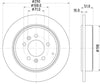 Mintex Brake Discs Rear Solid Set Of 2 MDC1496 290mm thumbnail
