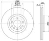 Mintex Brake Discs Front Vented Set Of 2 MDC1500C 308mm thumbnail