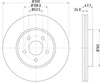 Mintex Brake Discs Front Vented Set Of 2 MDC1503C 300mm thumbnail