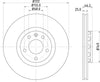 Mintex Brake Discs Front Vented Set Of 2 MDC1540C 312mm thumbnail