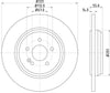 Mintex Brake Discs Rear Solid Set Of 2 MDC1544 331mm thumbnail