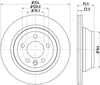 Mintex Brake Discs Rear Vented Set Of 2 MDC1680 314mm thumbnail