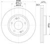 Mintex Brake Discs Front Vented Set Of 2 MDC1780C 280mm thumbnail