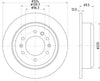 Mintex Brake Discs Rear Solid Set Of 2 MDC1823 324mm thumbnail