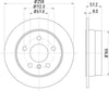 Mintex Brake Discs Rear Solid Set Of 2 MDC1846C 258mm thumbnail
