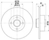 Mintex Brake Discs Rear Solid Set Of 2 MDC1859 270mm thumbnail