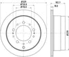 Mintex Brake Discs Rear Vented Set Of 2 MDC1871 329mm thumbnail
