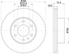 Mintex Brake Discs Front Vented Set Of 2 MDC2009 300mm thumbnail