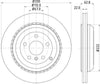 Mintex Brake Discs Rear Vented Set Of 2 MDC2065 330mm thumbnail