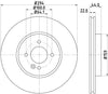 Mintex Brake Discs Front Vented Set Of 2 MDC2083 294mm thumbnail