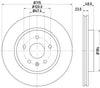 Mintex Brake Discs Rear Vented Set Of 2 MDC2191 315mm thumbnail