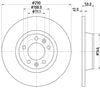 Mintex Brake Discs Rear Solid Set Of 2 MDC2193 290mm thumbnail