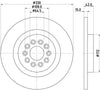 Mintex Brake Discs Rear Solid Set Of 2 MDC2206 330mm thumbnail