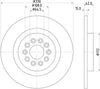 Mintex Brake Discs Rear Solid Set Of 2 MDC2206 330mm thumbnail