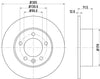 Mintex Brake Discs Rear Solid Set Of 2 MDC2241 305mm thumbnail