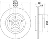 Mintex Brake Discs Rear Solid Set Of 2 MDC2284 274mm thumbnail