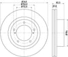 Mintex Brake Discs Front Vented Set Of 2 MDC2287 340mm thumbnail