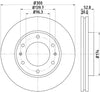 Mintex Brake Discs Front Vented Set Of 2 MDC2312 300mm thumbnail