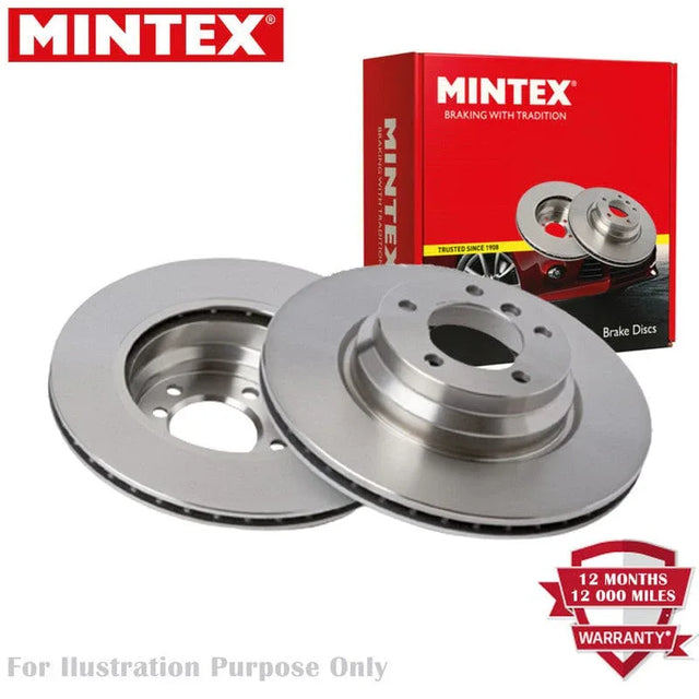 Mintex Brake Discs Front Vented Set Of 2 MDC2342C 278mm - image 2