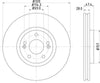 Mintex Brake Discs Front Vented Set Of 2 MDC2343 320mm thumbnail