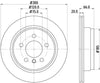 Mintex Brake Discs Rear Vented Set Of 2 MDC2356 300mm thumbnail