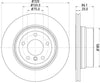 Mintex Brake Discs Rear Vented Set Of 2 MDC2497 320mm thumbnail