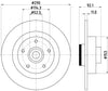 Mintex Brake Discs Rear Solid Set Of 2 MDC2512 290mm thumbnail