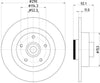Mintex Brake Discs Rear Solid Set Of 2 MDC2512 290mm thumbnail