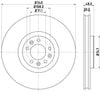 Mintex Brake Discs Front Vented Set Of 2 MDC2543 340mm thumbnail