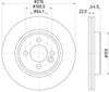 Mintex Brake Discs Front Vented Set Of 2 MDC2619C 276mm thumbnail
