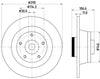 Mintex Brake Discs Rear Solid Set Of 2 MDC2624C 290mm thumbnail