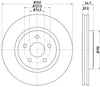 Mintex Brake Discs Front Vented Set Of 2 MDC2652 350mm thumbnail