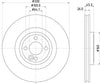 Mintex Brake Discs Front Vented Set Of 2 MDC2691 330mm thumbnail