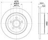 Mintex Brake Discs Rear Solid Set Of 2 MDC2707 270mm thumbnail