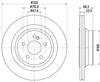 Mintex Brake Discs Rear Vented Set Of 2 MDC2708 320mm thumbnail