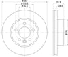 Mintex Brake Discs Front Vented Set Of 2 MDC2769C 303mm thumbnail