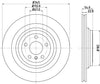 Mintex Brake Discs Rear Vented Set Of 2 MDC2781C 345mm thumbnail
