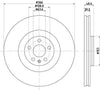 Mintex Brake Discs Front Vented Set Of 2 MDC2913C 366mm thumbnail