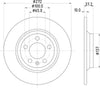 Mintex Brake Discs Rear Solid Set Of 2 MDC2930C 272mm thumbnail