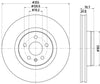 Mintex Brake Discs Front Vented Set Of 2 MDC2941C 355mm thumbnail